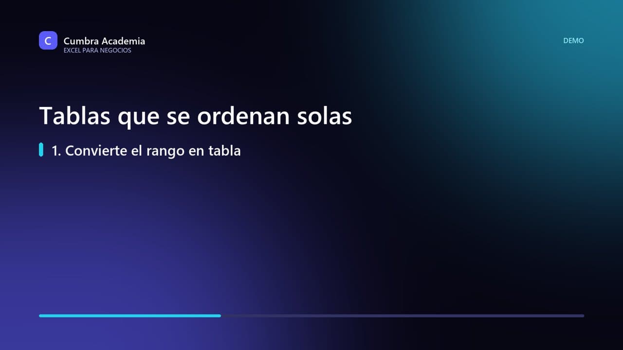 Excel para negocios