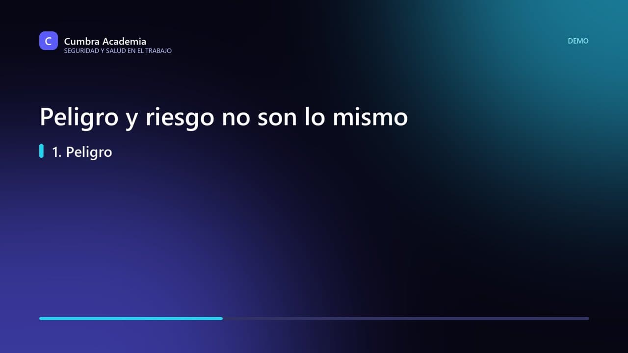 Seguridad y salud en el trabajo